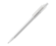 Stylo blanc avec détails sur la pointe et le clip fabriqué en UE couleur blanc