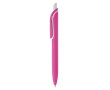 Stylo à bouton-poussoir en plastique, encre bleue fabriqué en UE couleur rose