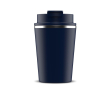 Gobelet à double paroi compatible avec les machines à café 280ml couleur bleu foncé