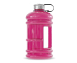 Grande bouteille en plastique avec poignée et bouchon fixe 2,2L couleur rose transparent