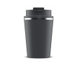 Gobelet à double paroi compatible avec les machines à café 280ml couleur gris foncé