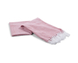 Serviette en coton recyclé type Hammam de couleur unie 150x90cm couleur rouge