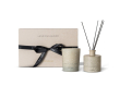 Coffret cadeau avec bougie et diffuseur au parfum floral Victorian couleur blanc