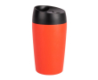 Verre à emporter unicolore compatible avec les machines à café 240ml couleur rouge