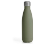 Bouteille en acier à double paroi avec finition en caoutchouc 500ml couleur vert