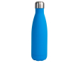 Bouteille en acier à double paroi avec finition en caoutchouc 500ml couleur bleu ciel