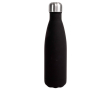 Bouteille en acier à double paroi avec finition en caoutchouc 500ml couleur noir