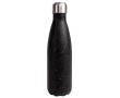 Bouteille en acier à double paroi avec design effet splash 500ml couleur blanc/noir