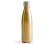 Bouteille en acier à double paroi avec haute capacité thermique 500ml couleur doré
