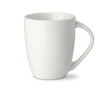 Tasse en porcelaine grande poignée triangulaire fabriquée en UE 270ml couleur blanc