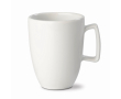 Tasse blanche céramique à poignée rectangulaire fabrication UE 230ml couleur blanc
