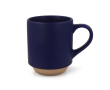 Tasse avec design élégant finlandais sur la partie inférieure 300ml couleur bleu foncé