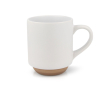 Tasse avec design élégant finlandais sur la partie inférieure 300ml couleur blanc