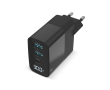 Chargeur mural pour charger plusieurs dispositifs avec écran LED 30W couleur noir