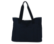 Sac de courses en toile recyclée avec effet lavé 290 g/m2 couleur gris foncé
