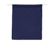 Sac réutilisable en coton pour fruits et légumes 40x45 cm couleur bleu foncé