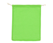 Sac réutilisable en coton pour fruits et légumes 25x30 cm couleur vert lime