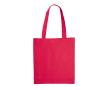 Sac en coton OEKO-TEX de couleurs avec soufflet 140 g/m2 couleur rose
