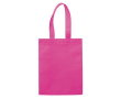 Petite sacoche en non-tissé laminé mat avec anses assorties 105 g/m2 couleur rose
