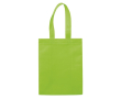 Petite sacoche en non-tissé laminé mat avec anses assorties 105 g/m2 couleur vert lime
