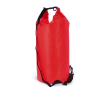 Sac en toile imperméable dans plusieurs coloris avec capacité de 25L couleur rouge