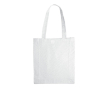Sac en coton OEKO-TEX de couleurs avec soufflet 140 g/m2 couleur blanc