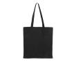 Sac en coton avec certification OEKO-TEX de couleurs 140 g/m2 couleur noir