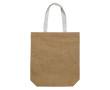 Sac en jute avec anses épaisses en toile 340 g/m2 et capacité de 8kg couleur naturel