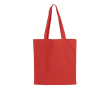 Sac en coton avec certification OEKO-TEX de couleurs 140 g/m2 couleur rouge