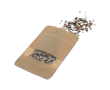 Sachet de graines de fleurs séchées dans un sac en papier kraft couleur marron