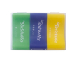 Boîte en plastique avec 3 bandes de résistance différentes couleur transparent