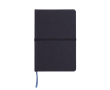 Carnet en RPET rigide avec sangle élastique horizontale A5 couleur gris