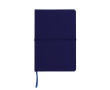Carnet en RPET rigide avec sangle élastique horizontale A5 couleur bleu foncé