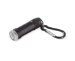 Lampe en aluminium avec mousqueton pour accrocher partout couleur noir