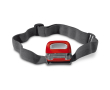 Lampe frontale avec bande réglable et 10 lumières LED couleur rouge