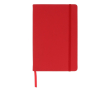 Carnet en RPET et PU de couleurs vives avec pages lignées FSC A5 couleur rouge