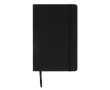 Carnet en RPET et PU de couleurs vives avec pages lignées FSC A5 couleur noir