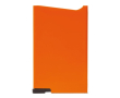 Porte-cartes en ABS de différentes couleurs avec bouton et RFID couleur orange