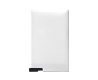 Porte-cartes en ABS de différentes couleurs avec bouton et RFID couleur blanc