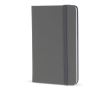 Carnet en PU de plusieurs couleurs vives avec pages lignées FSC A6 couleur gris clair