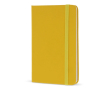 Carnet en PU de plusieurs couleurs vives avec pages lignées FSC A6 couleur jaune