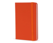 Carnet en PU de plusieurs couleurs vives avec pages lignées FSC A6 couleur orange
