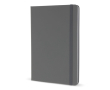 Carnet en PU de plusieurs couleurs vives avec pages lignées FSC A5 couleur gris clair