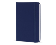 Carnet en PU de plusieurs couleurs vives avec pages lignées FSC A6 couleur bleu foncé