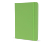 Carnet en PU de plusieurs couleurs vives avec pages lignées FSC A5 couleur vert lime