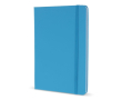 Carnet en PU de plusieurs couleurs vives avec pages lignées FSC A5 couleur bleu ciel