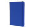 Carnet en PU de plusieurs couleurs vives avec pages lignées FSC A5 couleur bleu