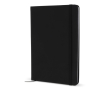 Carnet en PU de plusieurs couleurs vives avec pages lignées FSC A5 couleur noir