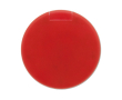 Distributeur de menthes sans sucre dans une boîte circulaire colorée couleur rouge