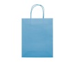 Sac moyen en papier kraft coloré pour cadeau 120 g/m2 couleur bleu ciel